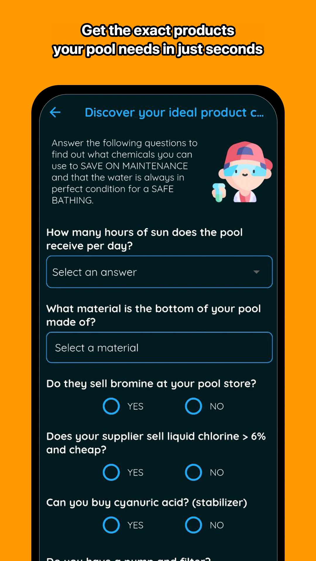 Swimming Pool Calculator screenshot